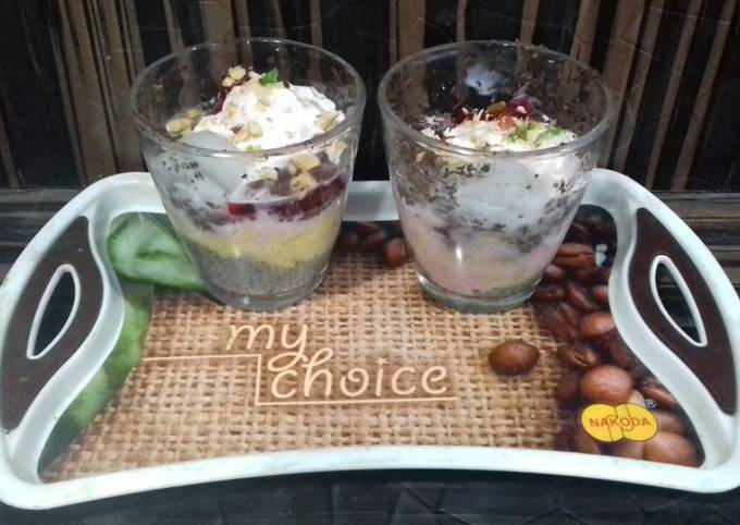 Recipe of Favorite Strawberry mango smoothie with custard jelly