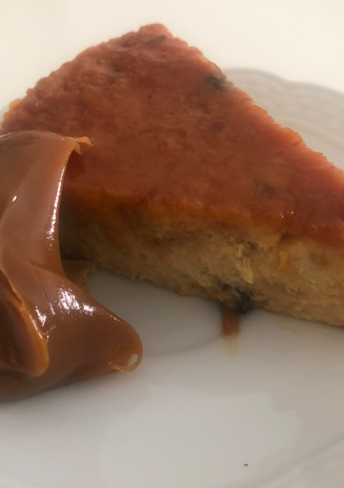 Una foto de Budín de pan dulce