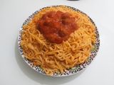 سباغيتي بالكفتة