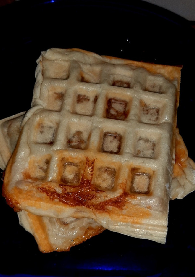 Una foto de Pizza en gofrera