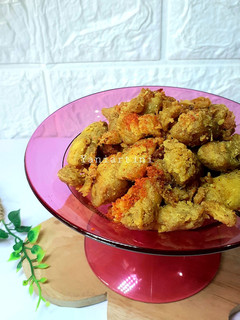 Foto resep Cemilan/lauk : Spicy Chicken Popcorn