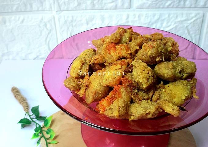 Cemilan/lauk : Spicy Chicken Popcorn