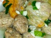 Gambar pentol daging tapioka