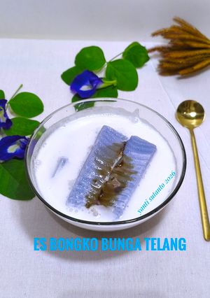 Foto resep Es Bongko Bunga Telang