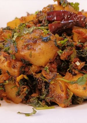 A picture of Winter Special Aloo Methi 😋.