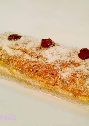 Una foto de Brazo de reina manjar coco