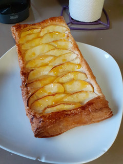 Una foto de Hojaldre de manzana