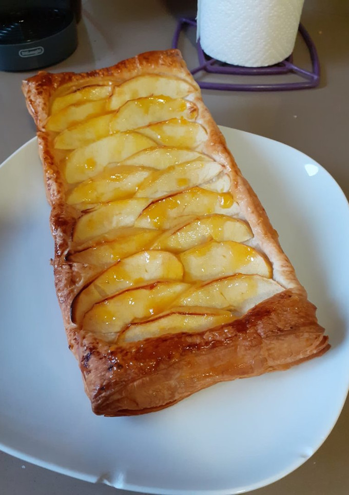 Una foto de Hojaldre de manzana