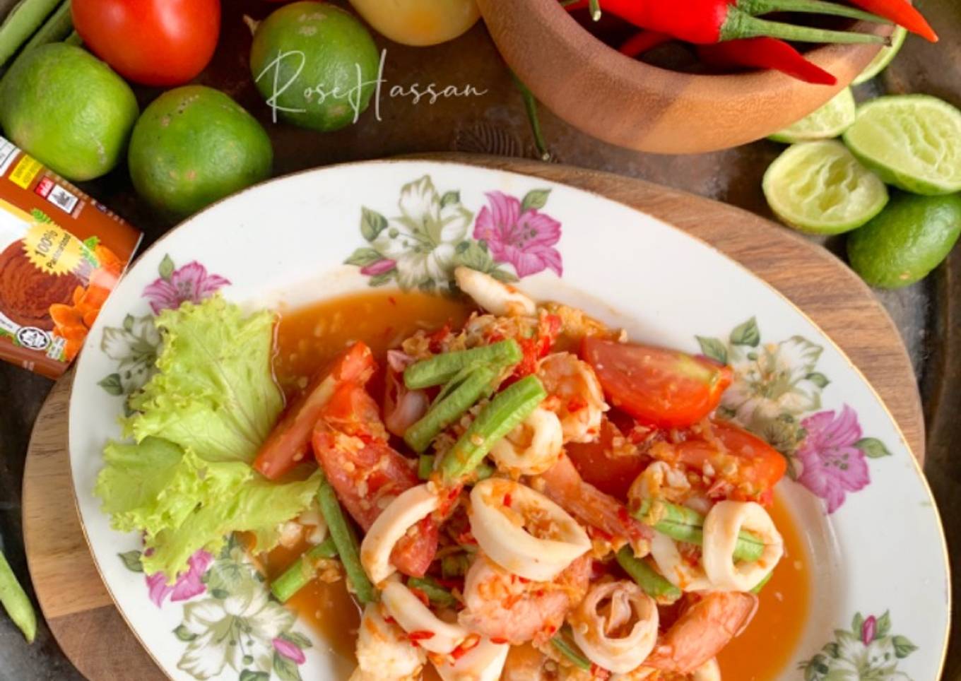Yam Seafood (kerabu seafood ala thai)