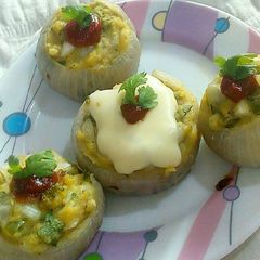 A picture of Baked Onion cups.