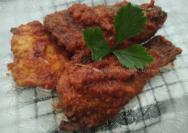 Tahu Jelawat Bumbu Merah