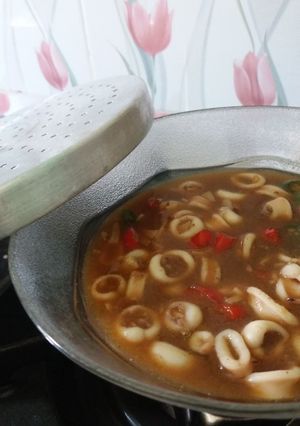 Foto resep Cumi kuah pedas manis