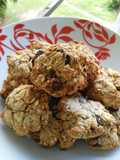 Galletitas de avena integral, semillas y pasas