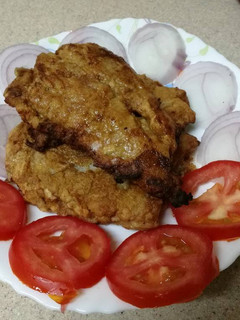 A picture of Fried crispy fish.