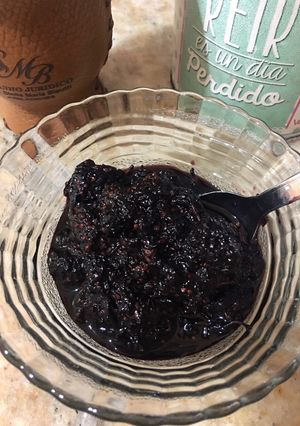 Una foto de Mermelada de mora silvestre