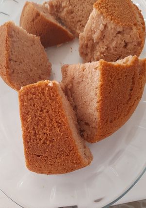 عکسی از دستور کیک با بستنی توت فرنگی