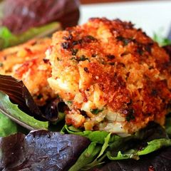 A picture of Vegan "Crab" Cakes.