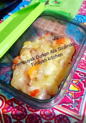 Foto resep Sambal Tempuyak Durian Ala Suamiku sederhana menu bekal suami