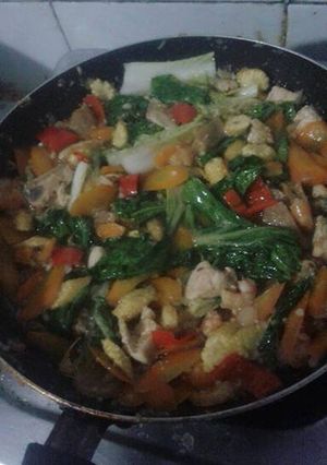 Foto resep cah sayuran udang