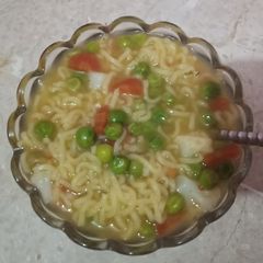 A picture of Veggie Noodles Soup.
