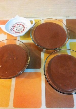 Una foto de Pudín de chocolate casero