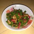 Tumis tempe kacang panjang
