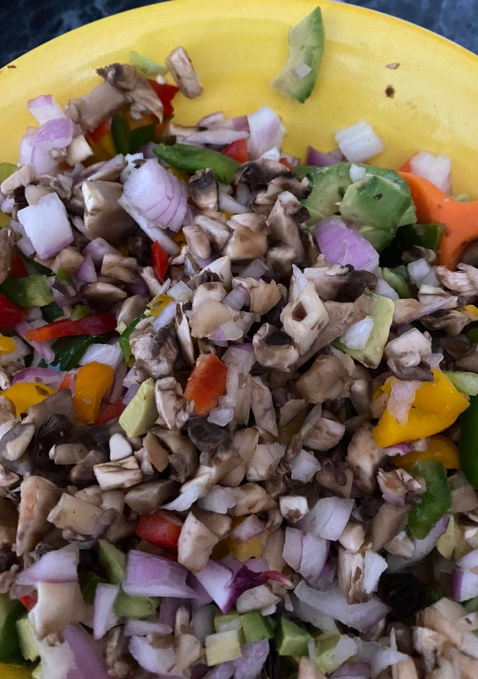 Una foto de Ceviche de champiñones