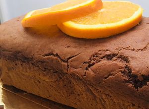 Foto di Plumcake arancia 🍊 e cacao senza quasi nulla ⛔️(latte, uova, burro e zucchero)