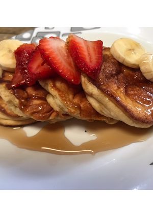 Una foto de Soufflé pancakes 🥞