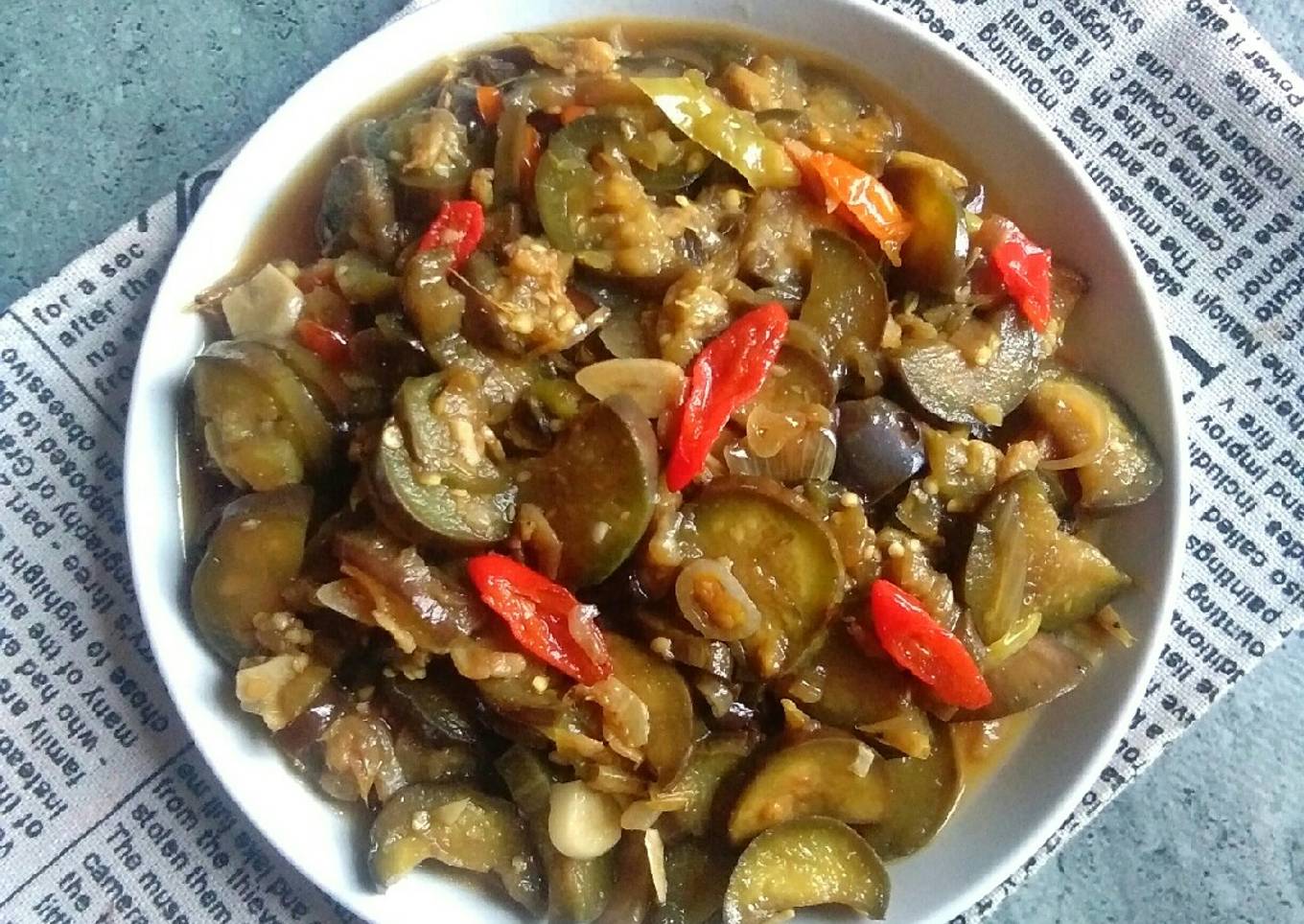 Resep Terong Kecap Pedas Anti Gagal