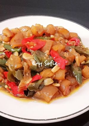 Foto resep Kikil cabe hijau sedeeep