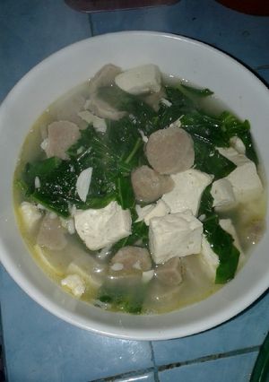 Foto resep Cah sawi ijo tahu bakso