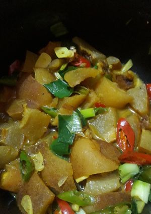 Foto resep Kulit / kikil bumbu kuning (tumis kulit)