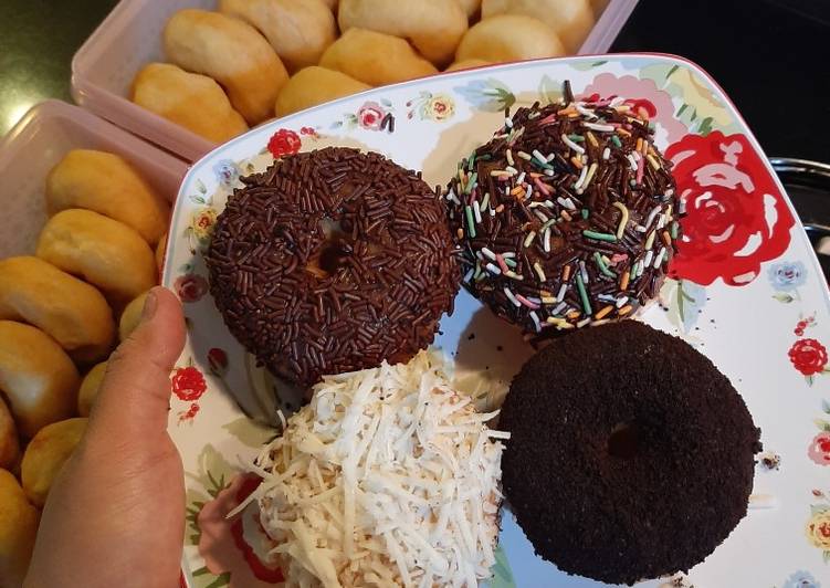 Resep Donat montok anti gagal, Enak Banget