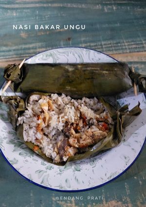 Foto resep Nasi Bakar Bunga Telang