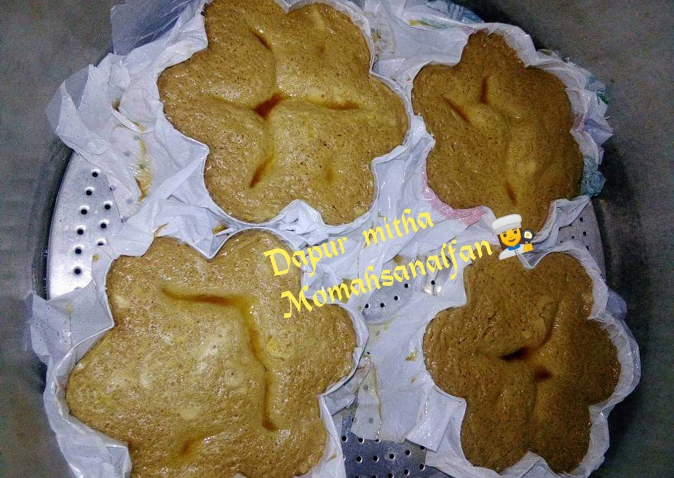 Bingka telur gula merah kukus