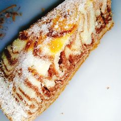 A picture of Marble cake in fry pan.