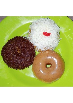 Foto resep Donat autolysis topping glaze homemade