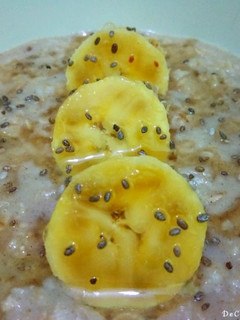 Foto resep 80. Banana Oat Cinnamon & Honey ~ Smoothie Bowl ~