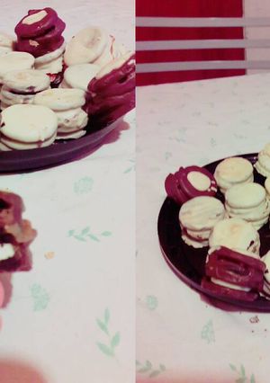 Una foto de Alfajores oreos
