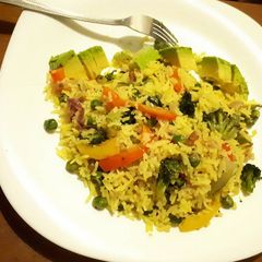 Vegetable rice A picture of Vegetable rice.
