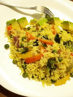A picture of Vegetable rice.