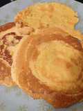 Crep o gofres de harina de almendras y huevo
