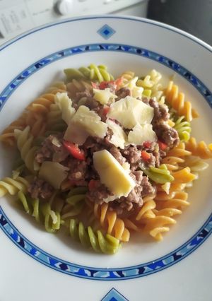 Una foto de Pasta con carne trufada