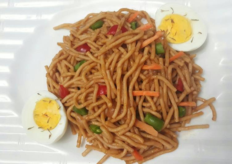 Recipe of Homemade Spagetti and egg
