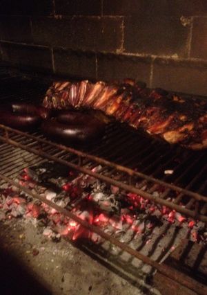Una foto de Asado