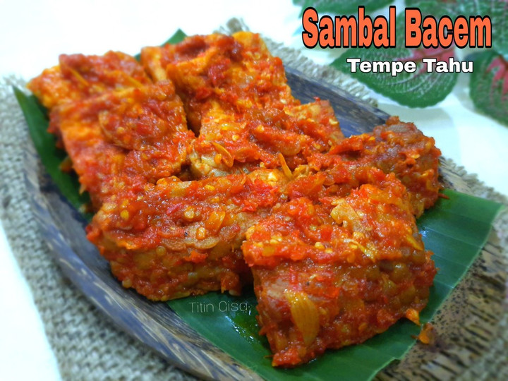 Bagaimana Membuat Sambal Bacem Tempe Tahu khas Jogja Anti Gagal