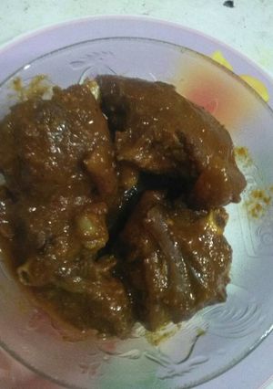 Foto resep Rendang ayam jawa presto