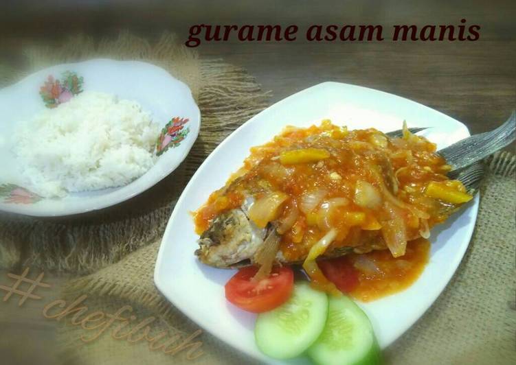 Resep: EnakGurame asam manis