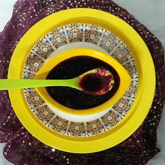 A picture of Red dragon fruit chutney.